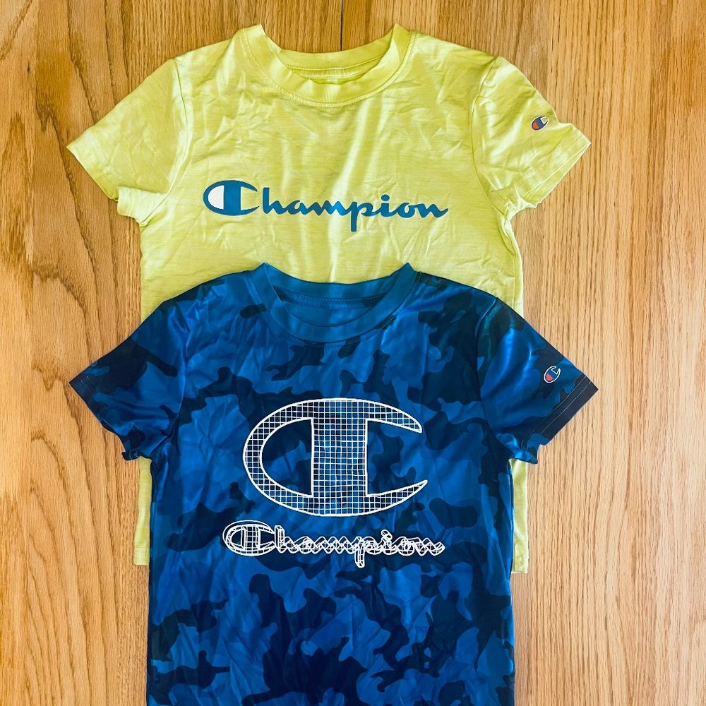 2 Youth Champion Tees - Size 7/8